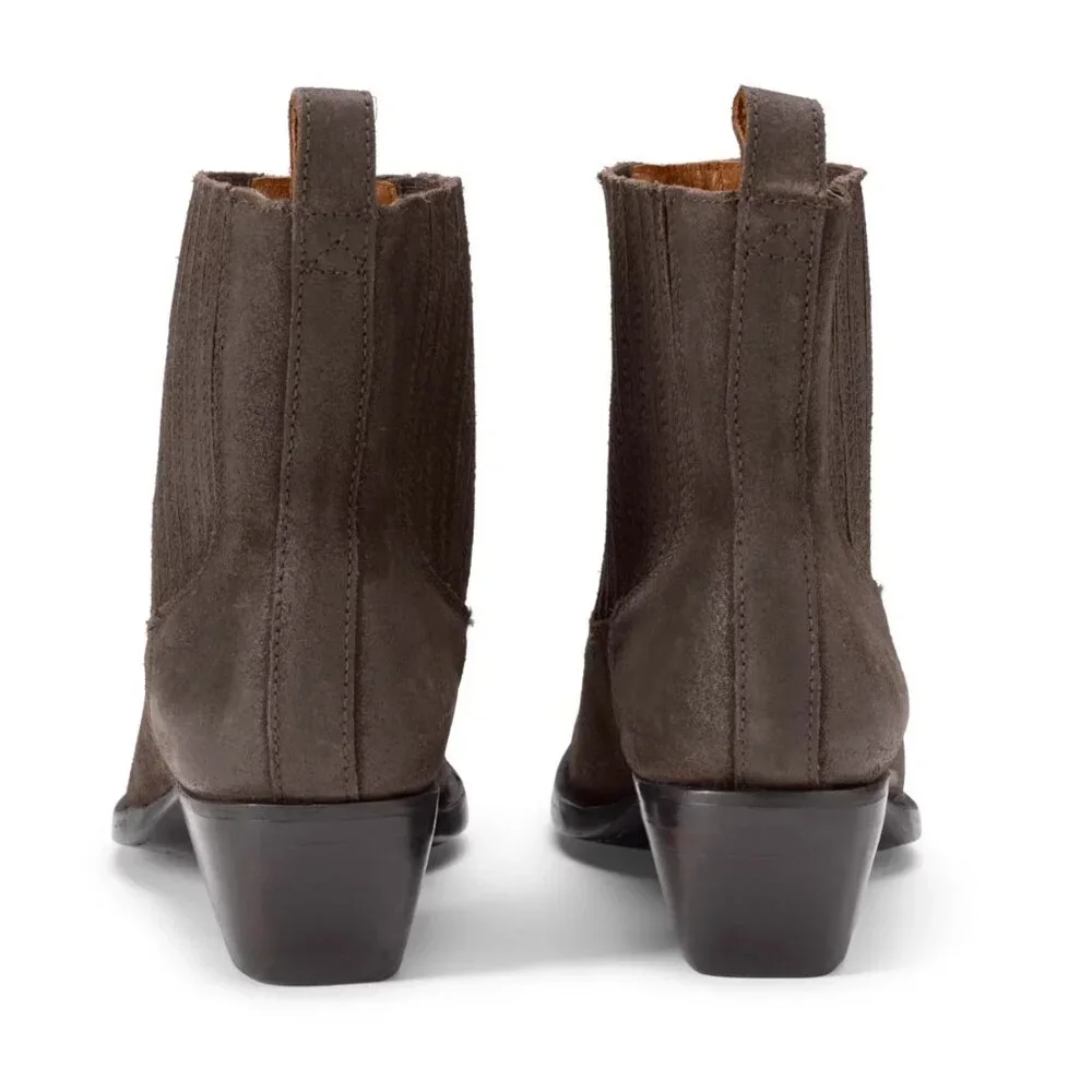 Frye $298 Sacha Chelsea Chocolate Sz 9 NIB! - Picture 3 of 4